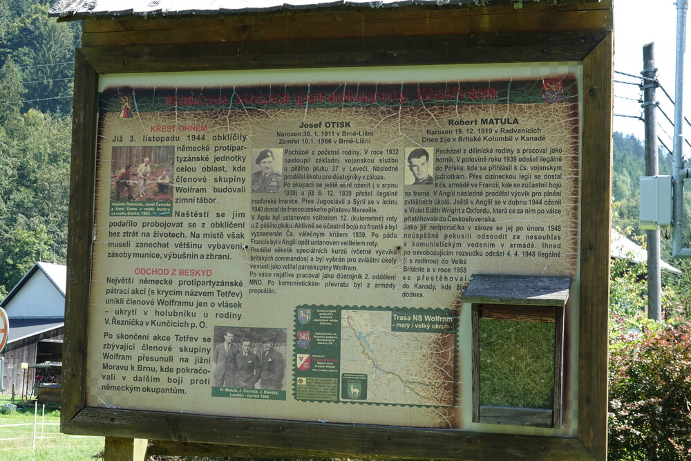 O Partyzánech v horách kolem Morávky