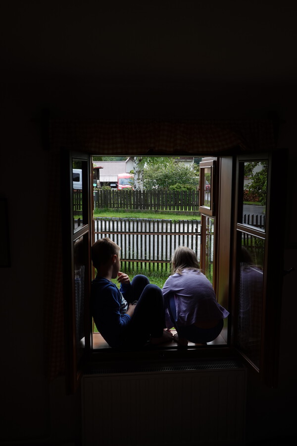 Neděle ráno po velkém dešti