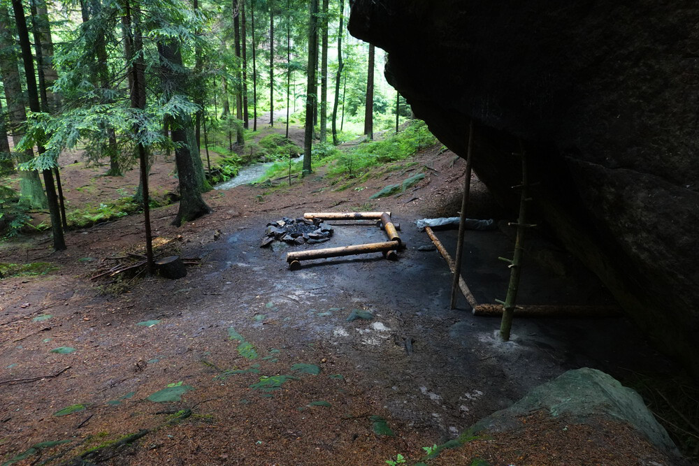 První nalezený bivak