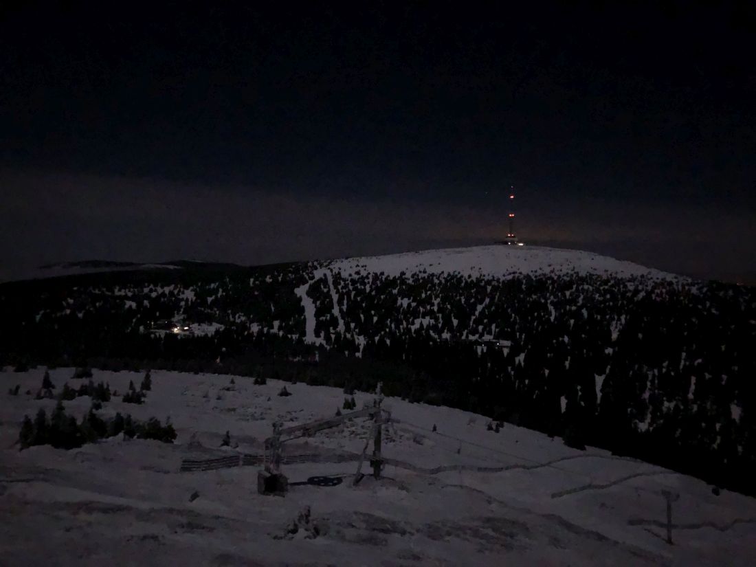 Praděd v měsíčním světle