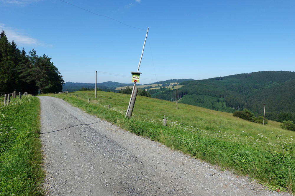 A jsem na hřebeni v Javorníkách