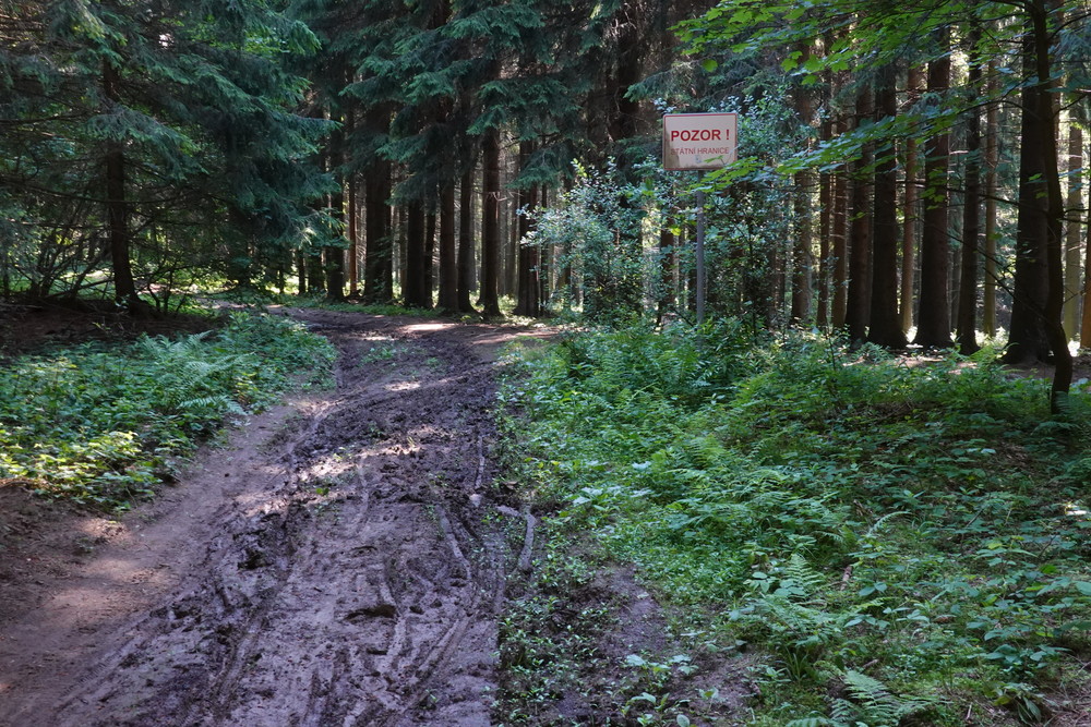 Příjezd na hranice