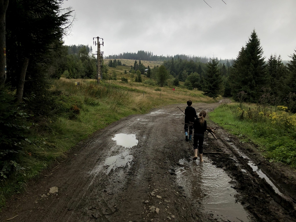 Turistická chata na dohled