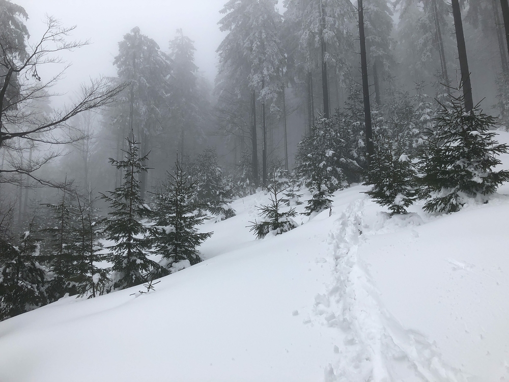 Strašný sjezd z Kozích hřbetů