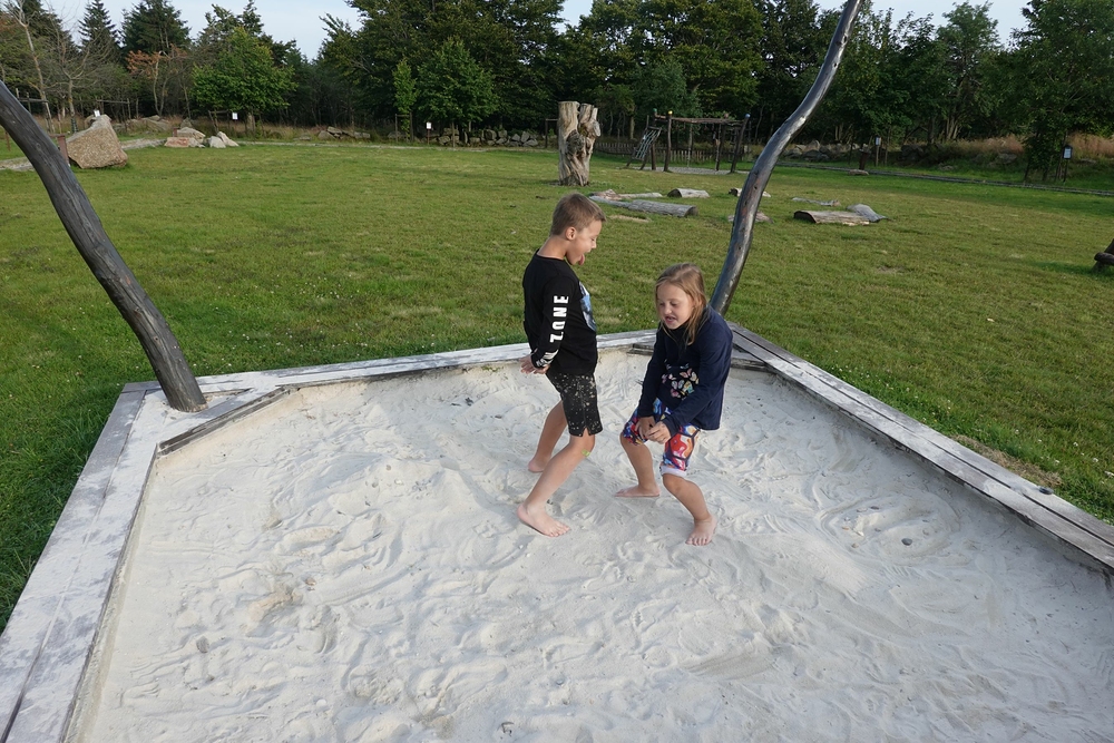 Blbiny na přírodním hřišti v Lesné