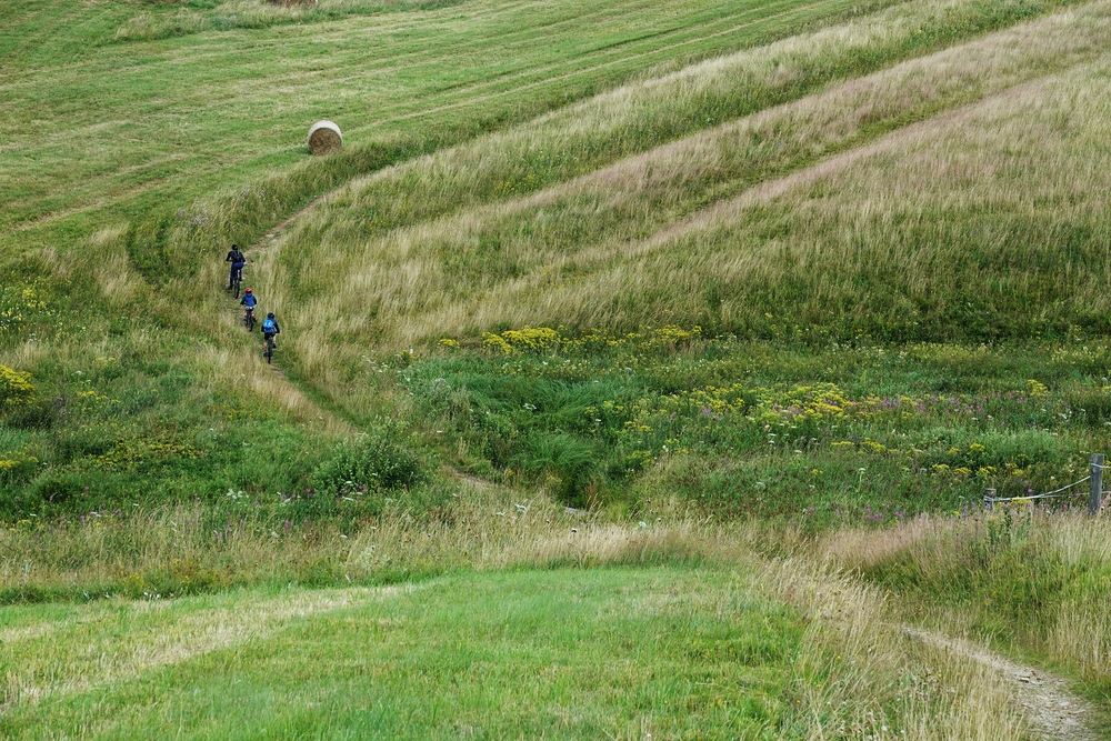 Přes potok a do kopce
