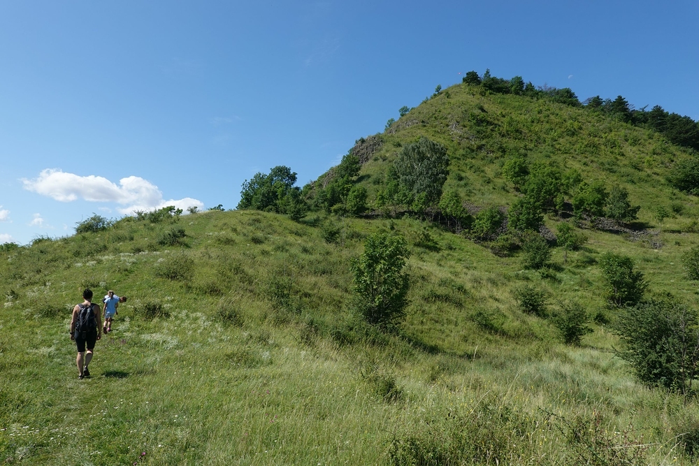 Stoupáme mimo značku kolmo nahoru