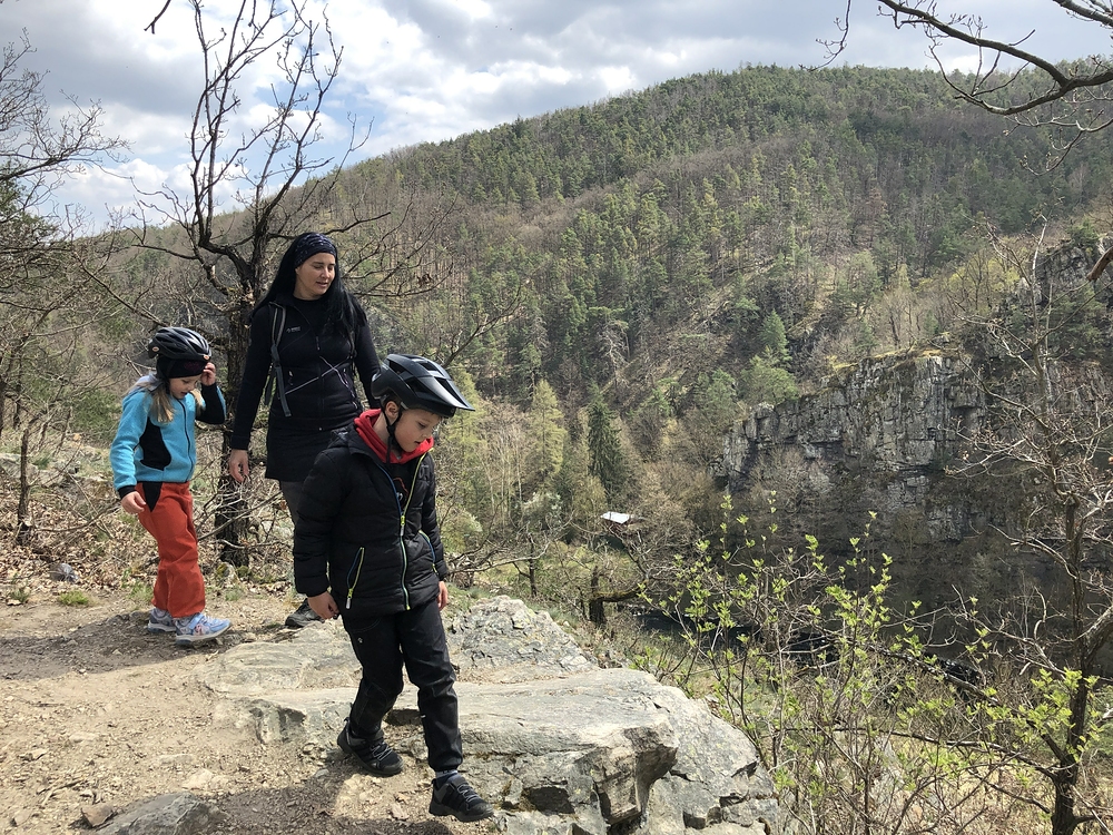 Výhled do údolí, kterým jsme přijeli