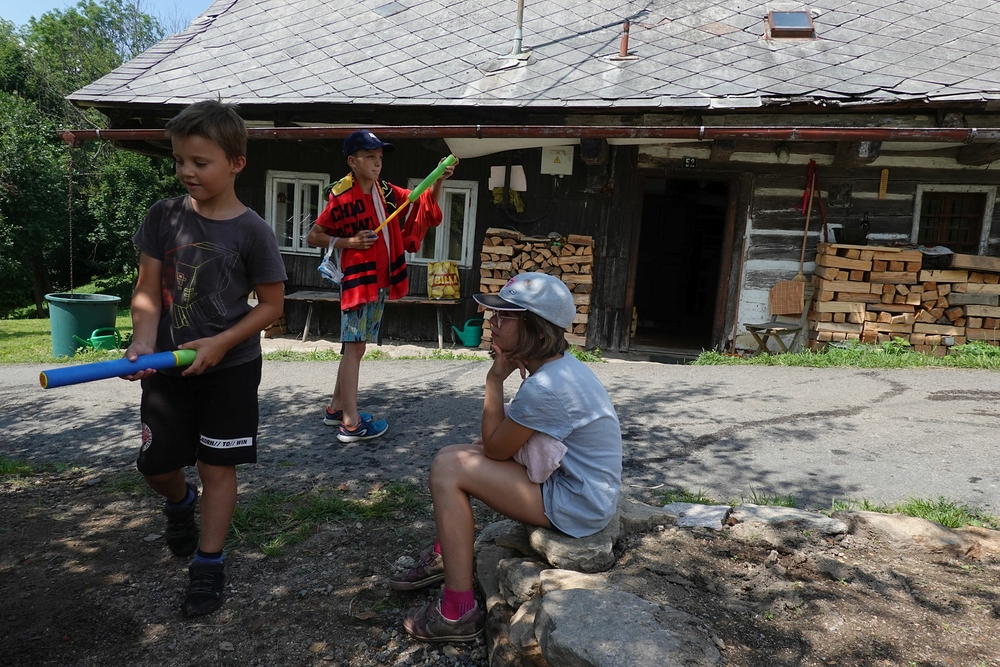 Příprava na koupání