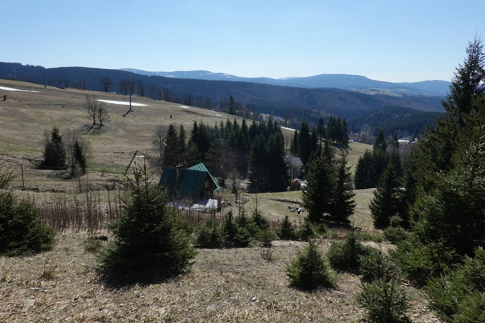 Jedeme dozadu na ty kopce