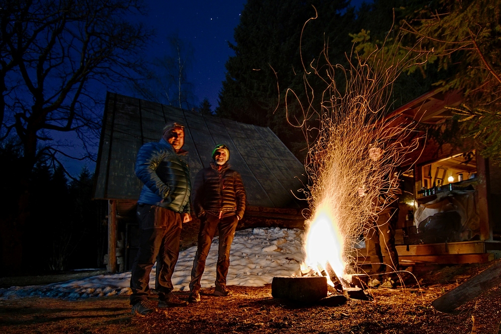 Spát se šlo pozdě {fotil Dan]