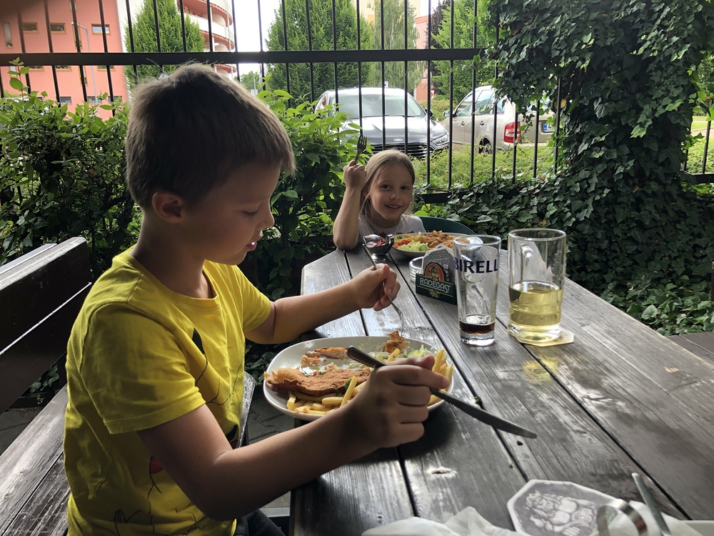 Oběd v Šumperku "Pod kaštany"