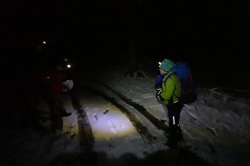 První letošní sníh