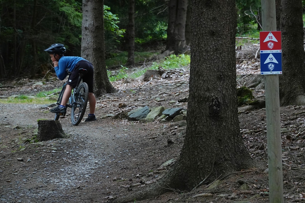 Odpočinek v polovině kopce