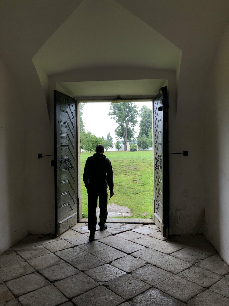 Žďár - vstup na zahradu