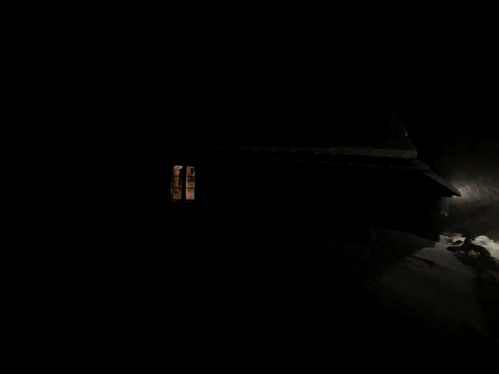 Po dvou hodinách konečně chalupa