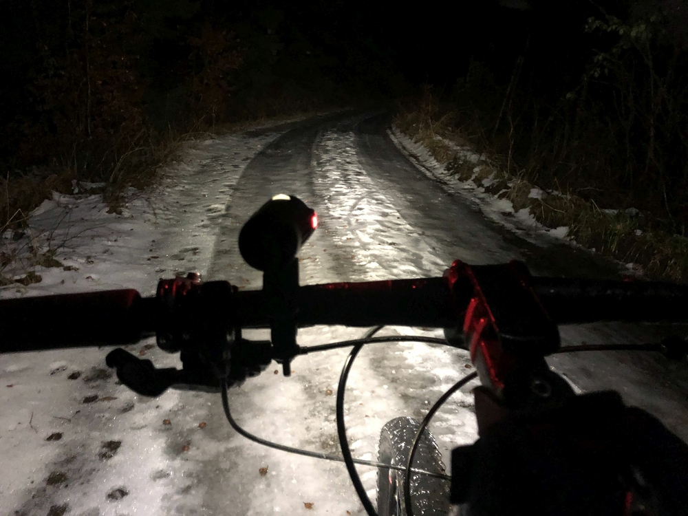 První vyjížďka pod Javorový