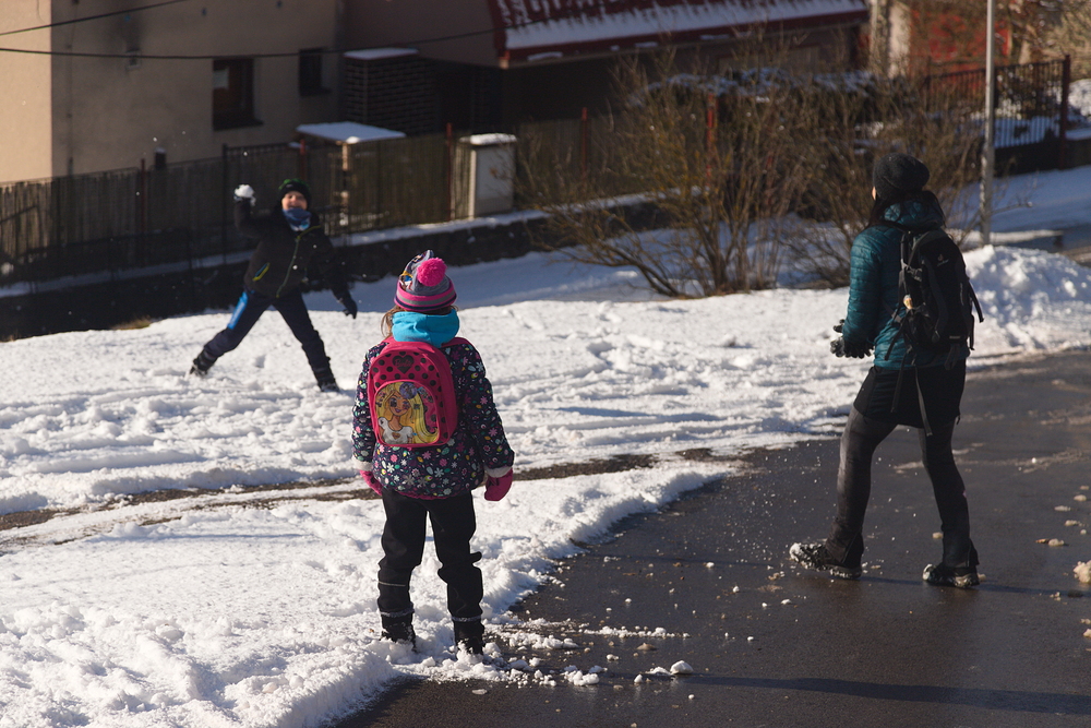 Konečně zase sníh
