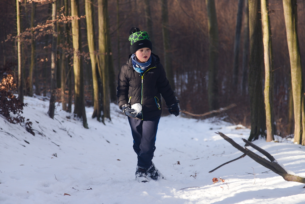 Taky tu kouli donesl až nahoru
