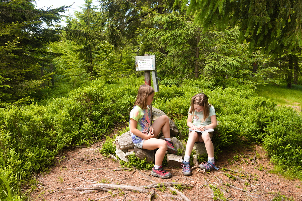 Jeřáb, zápis do vrcholové knihy