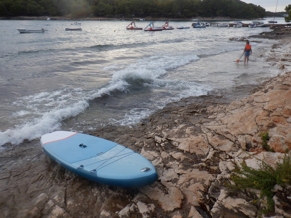 Právě jsme přistáli, vlny a vítr