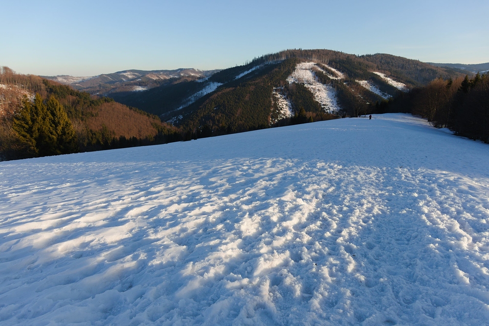 Vadu Minoší a hraniční hřeben