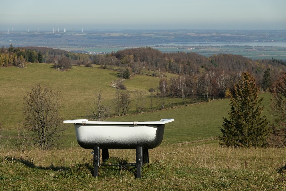 Vana a vzadu jezera v Polsku