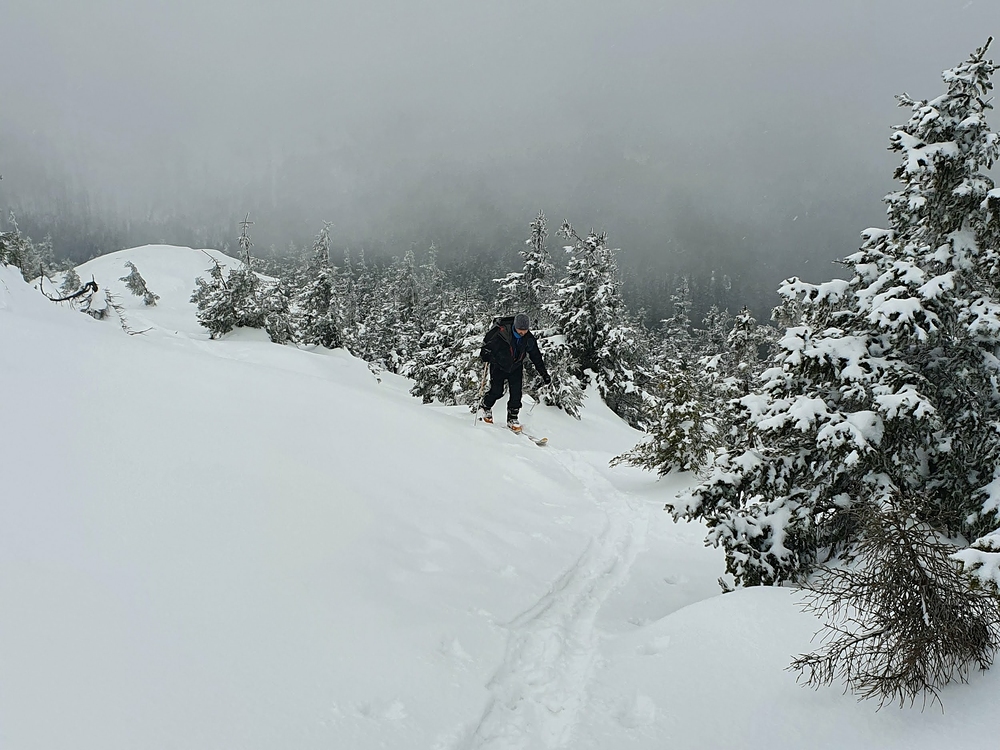Kousek pod hřebenem