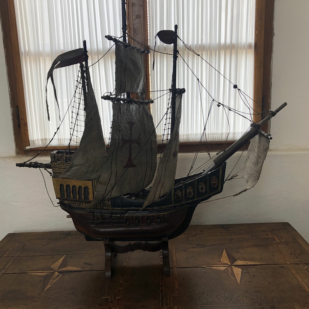 Matýsek obdivoval modely lodí