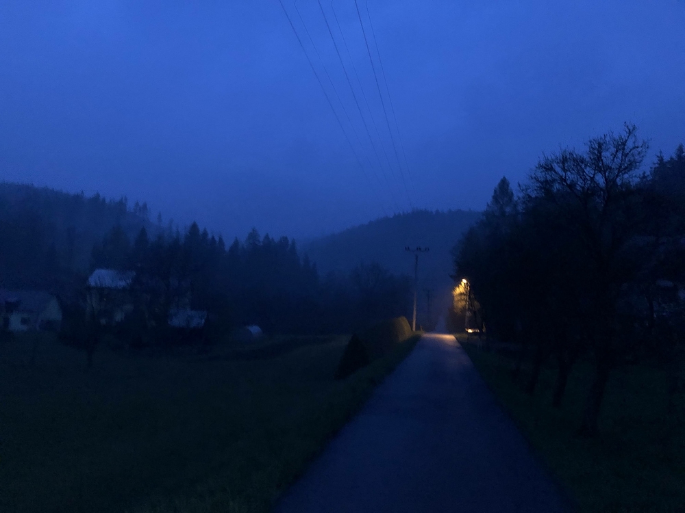 Z deštivé, temné a mlhavé vyjíždky do Istebné
