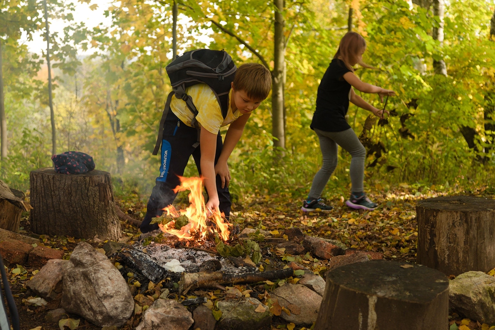 Hraničky a oheň rozfoukaný z popela