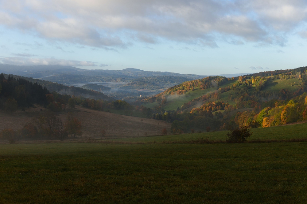 Ráno, pohled do Polska