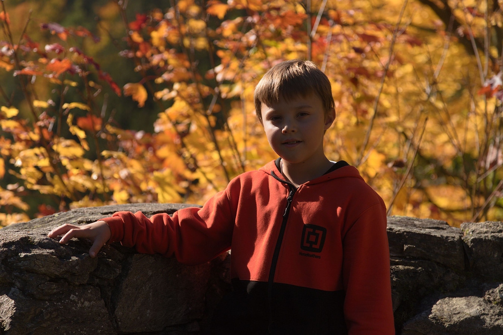 Matýsek na zřícenině Rychleby