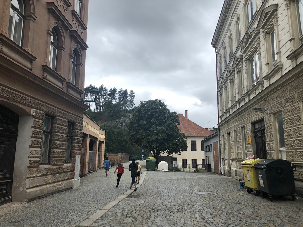 Oběd v Třebíčí a domů