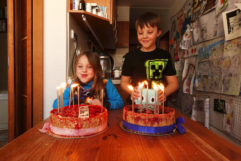 Oslava před odjezdem do Svratky