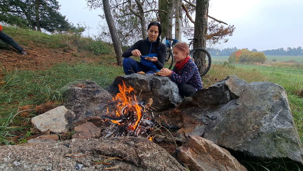 Opékáme chléb a jablka