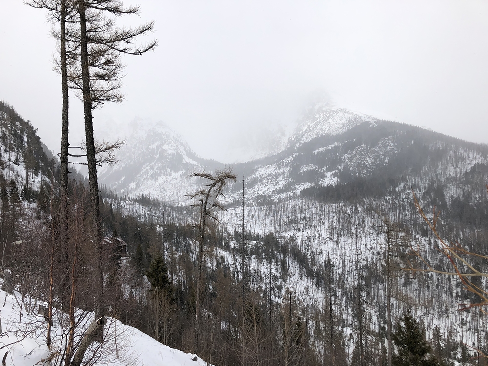 Počasí v horách nic moc