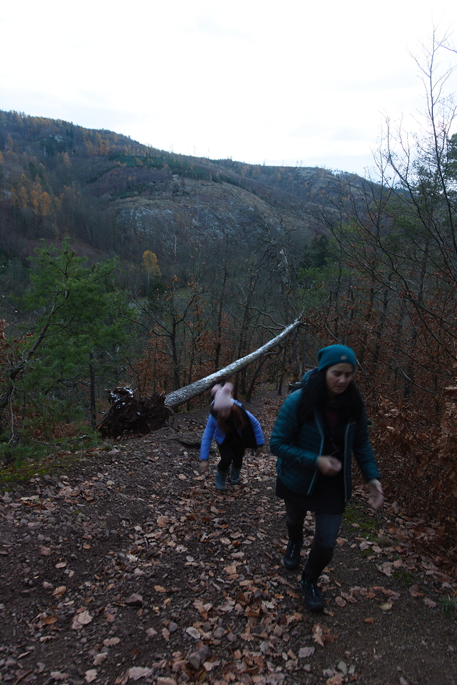 Velké stoupání na hřeben