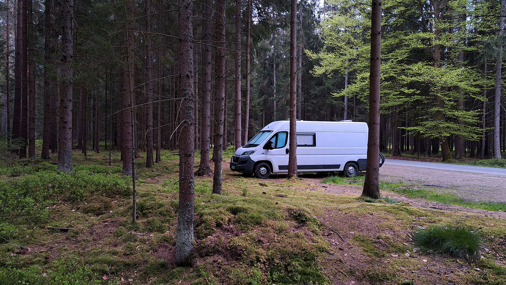 Spíme hluboko v Třeboňských lesích