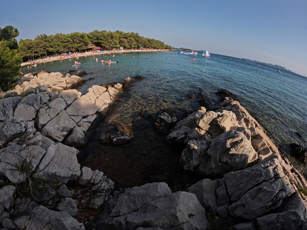 Tajná pláž s pískem