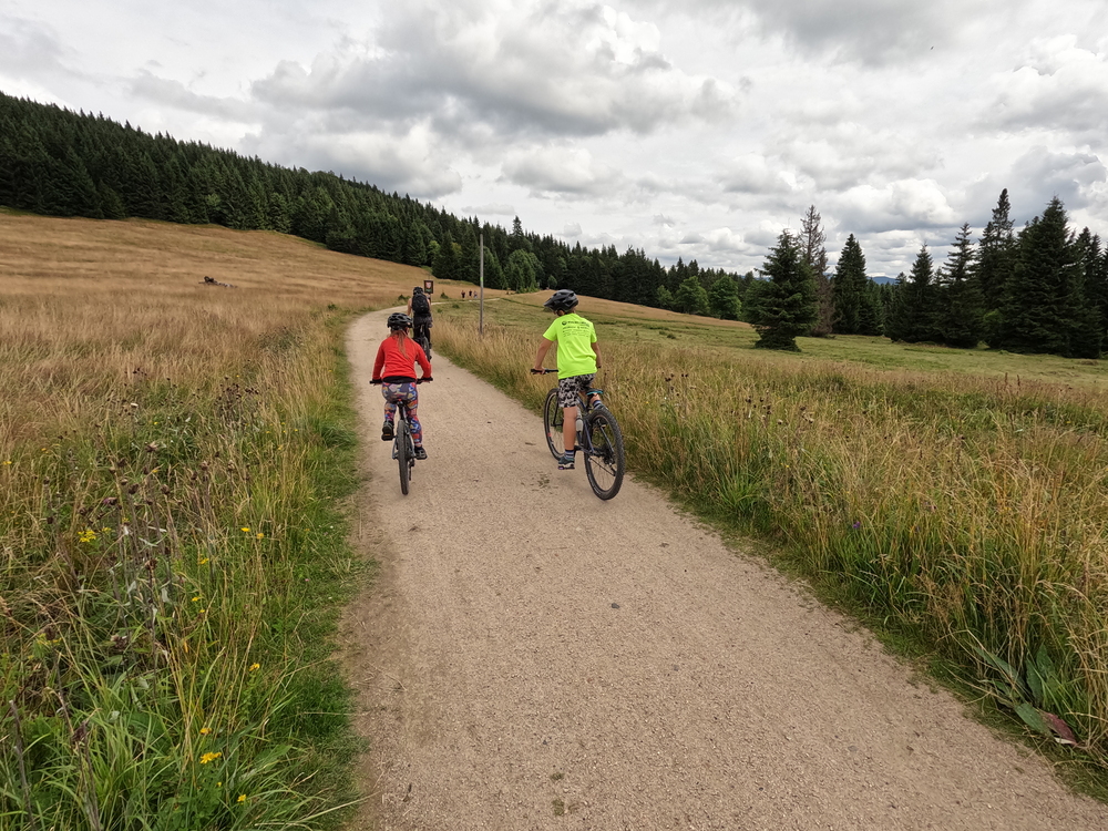 Začátek sjezdu do Kořenova