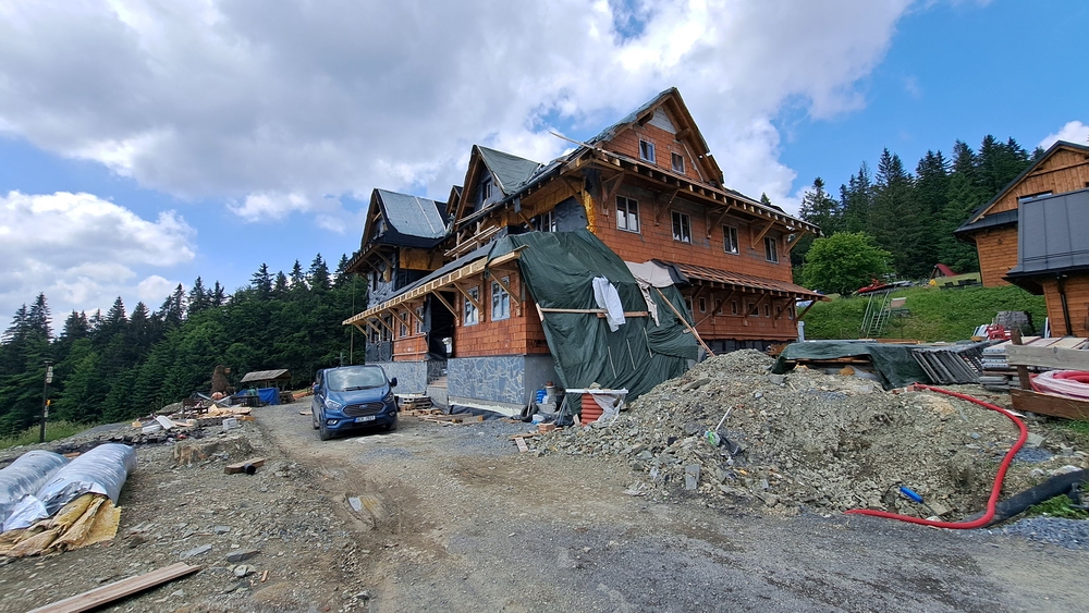 Nová chata na Slavíči