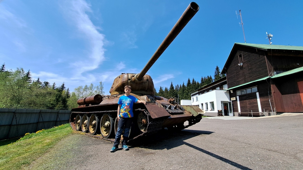 Poprvé tank na živo