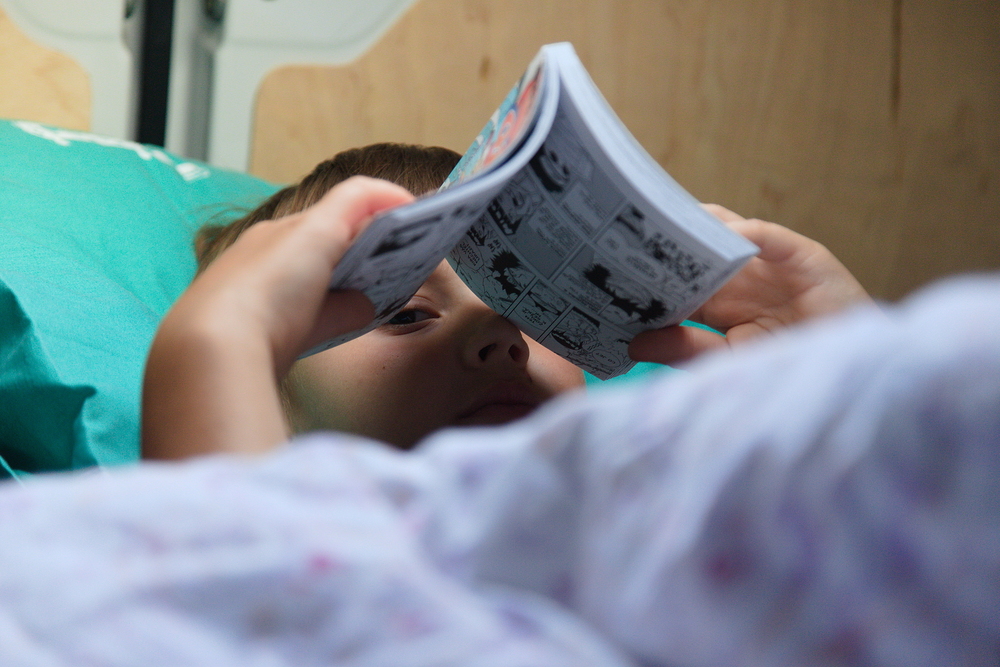 Matýsek se svými komiksy