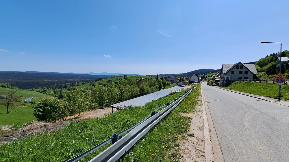 Zieleniec - nejvyšší místo trasy