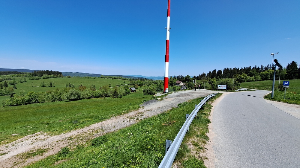 Spalona, čeká mě nekonečný sjezd do Bystrzyce Klodzke