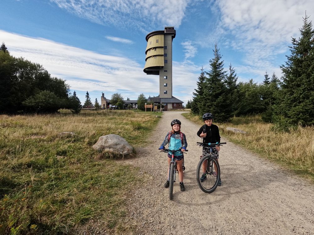 Na Poledníku, 1315m vysoko