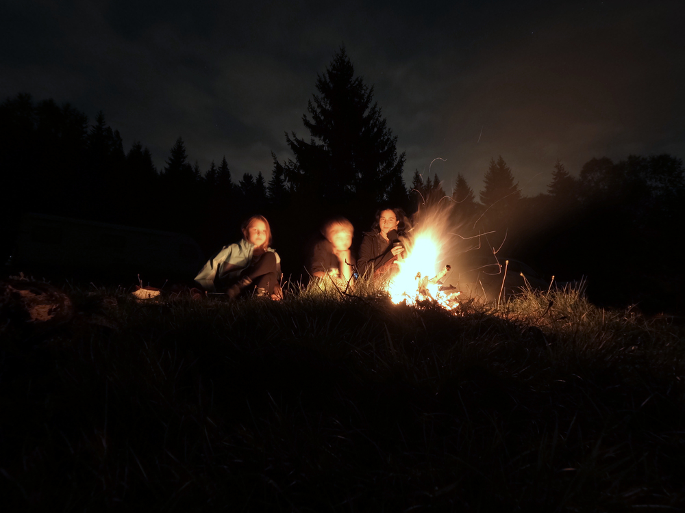 Kemp Zahrádky, daleko od civilizace