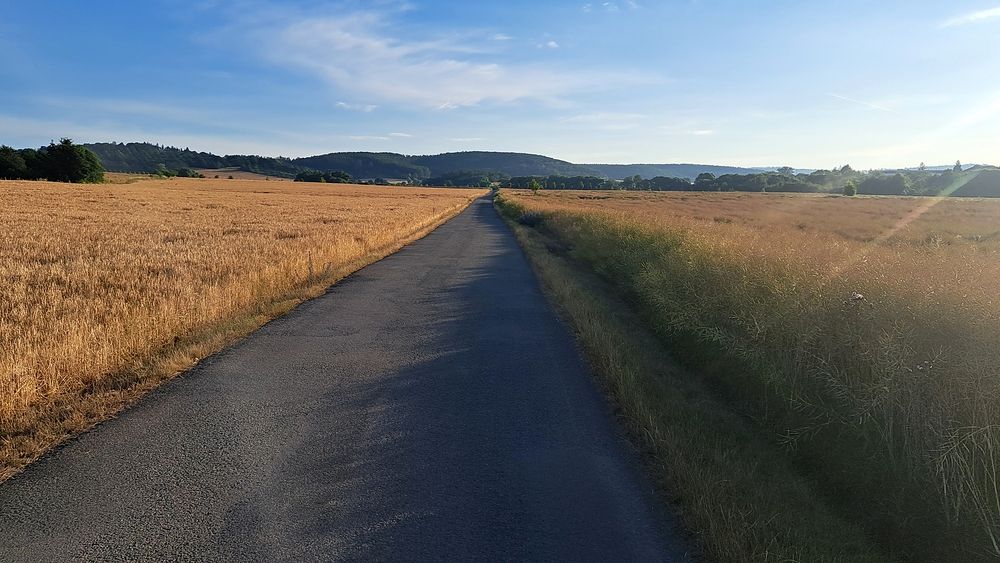 Brzy ráno za Kuřimí