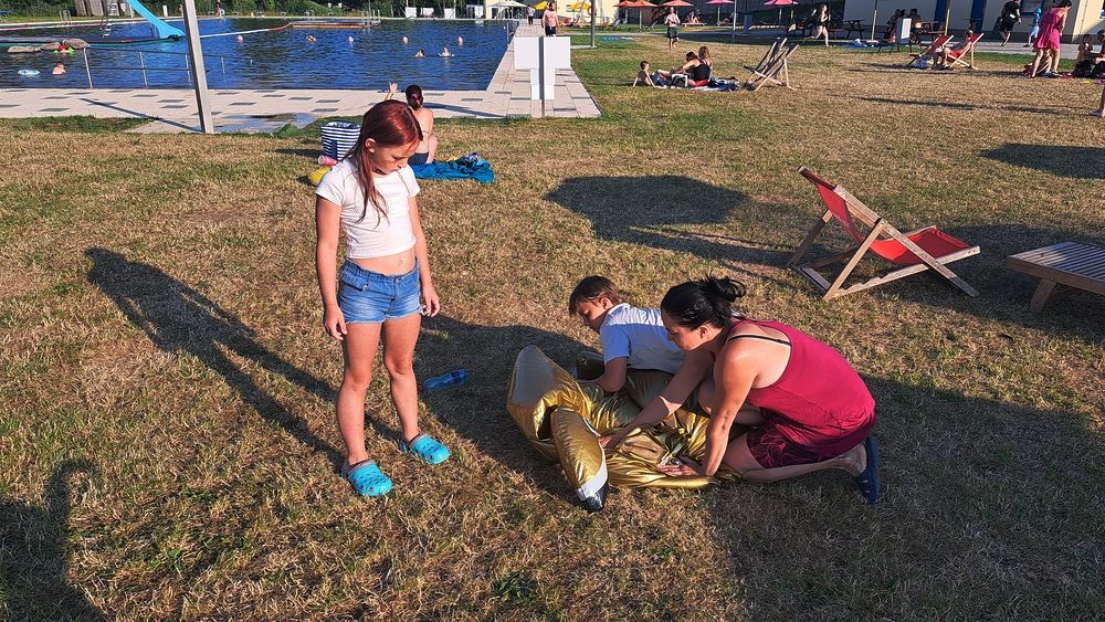 Vyfukování labutě